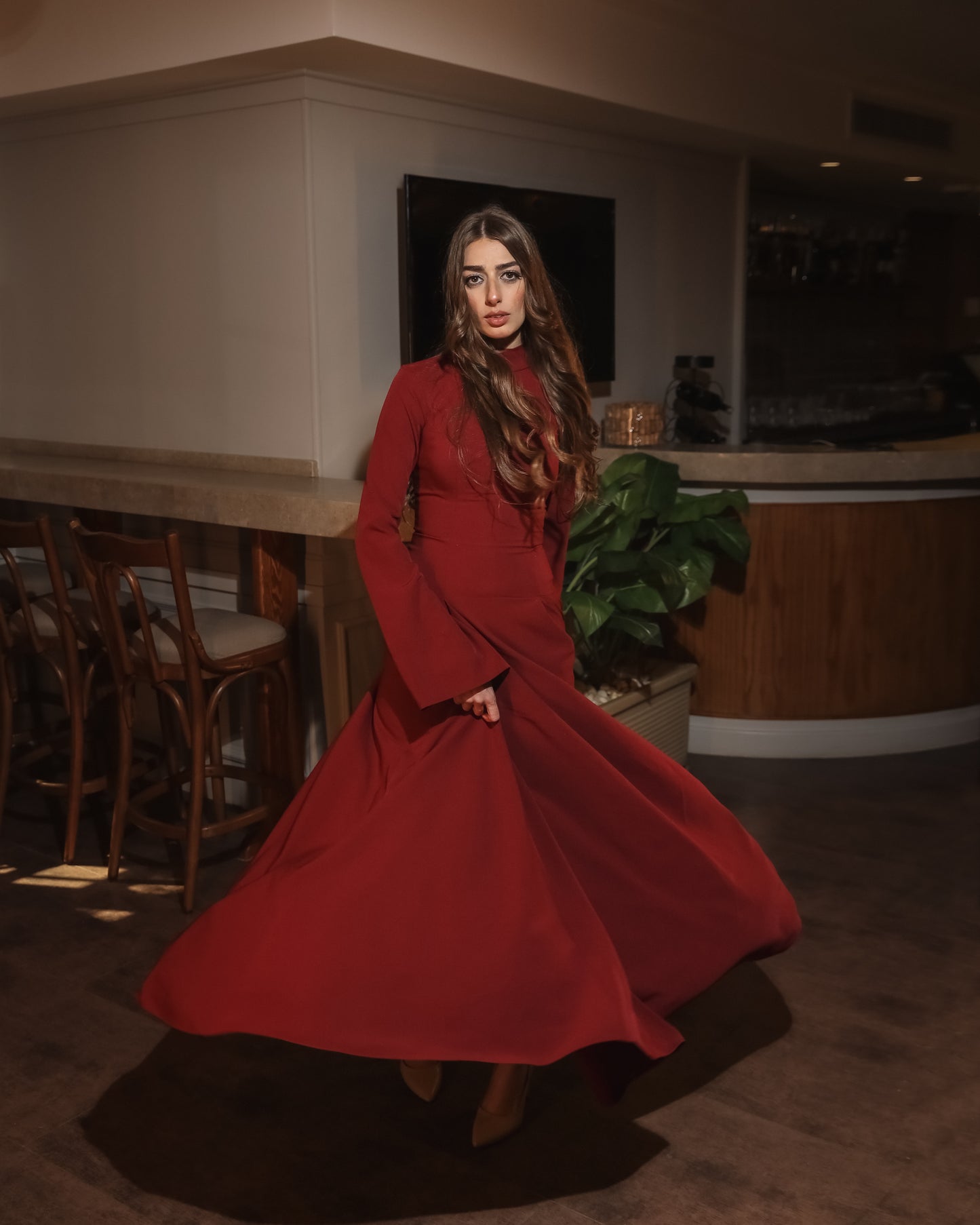 Layali's dress